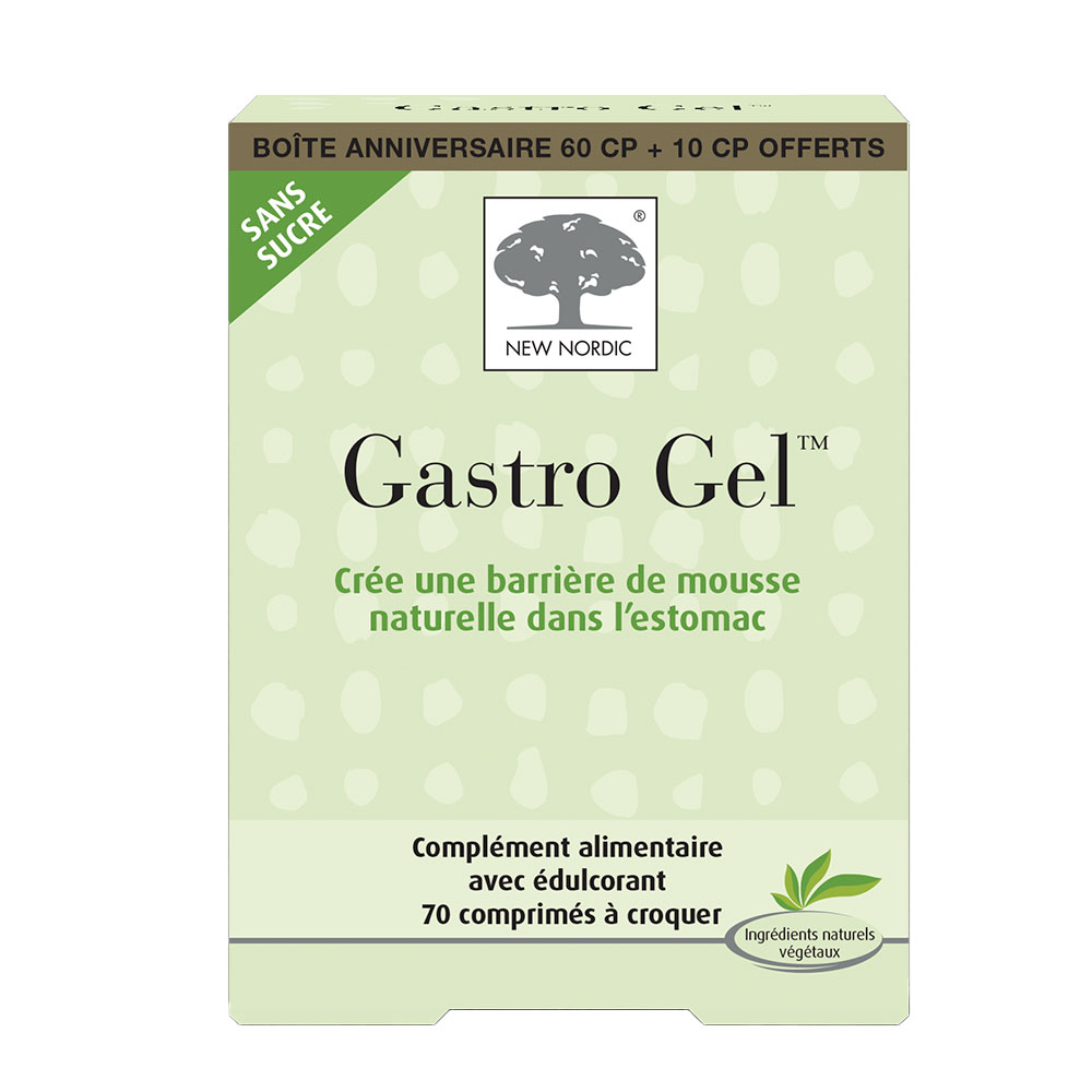New Nordic Gastro Gel Boîte Anniversaire 60 + 10 comprimés