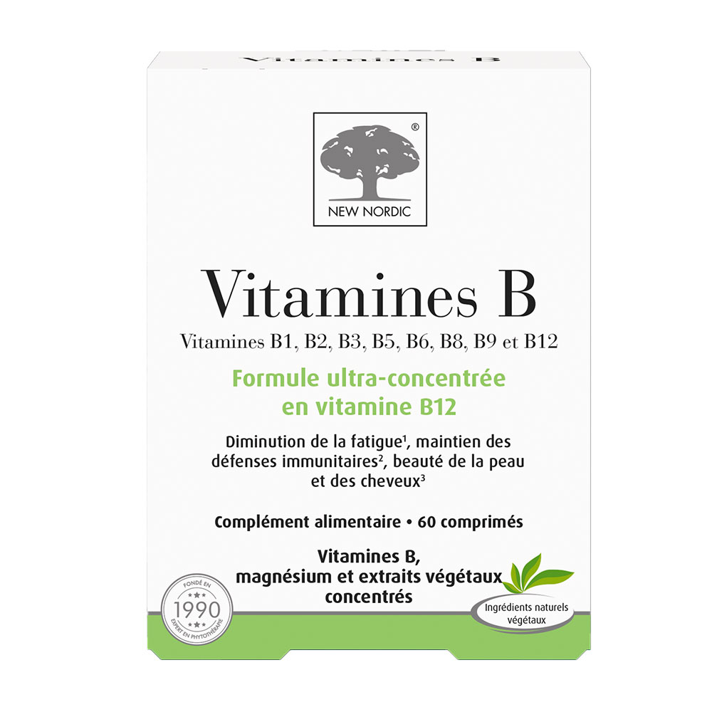 New Nordic Vitamines B Formule Ultra-concentrée 60 Comprimés