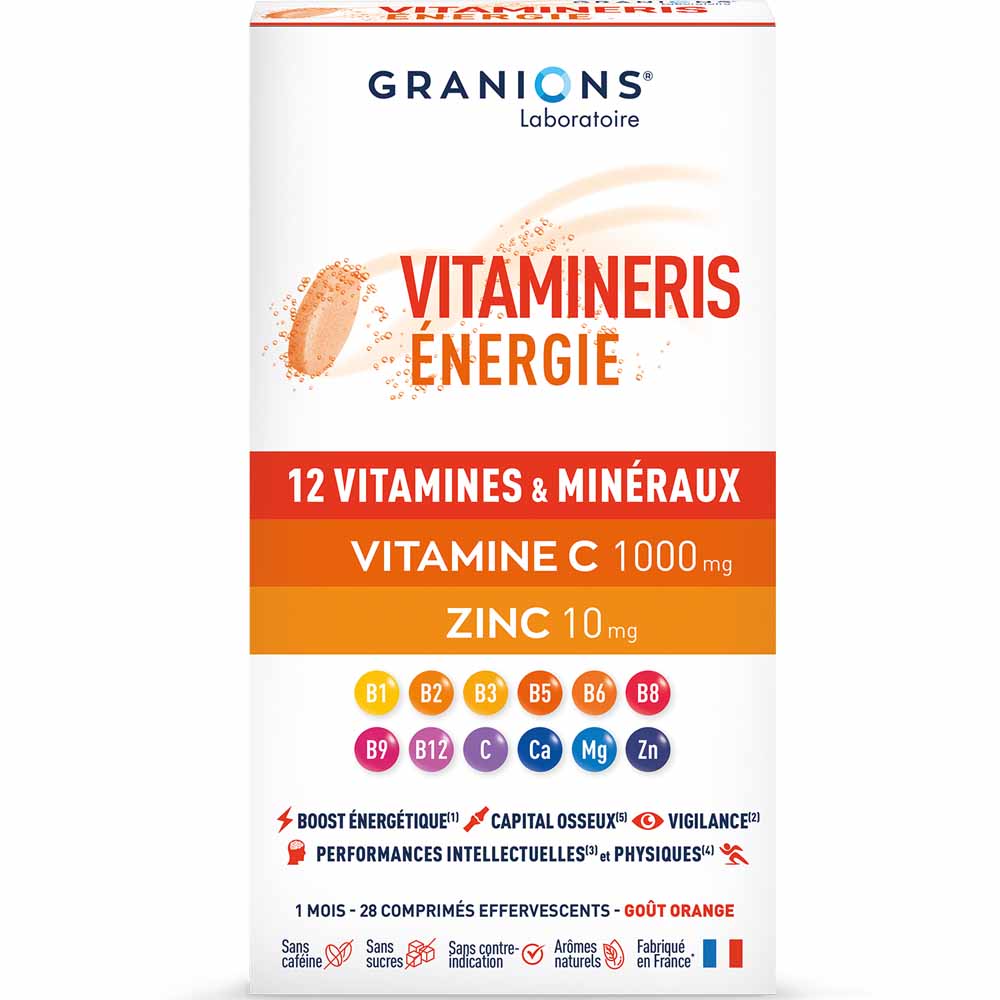 Granions Vitamineris Energie 30 comprimés