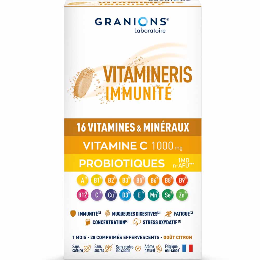 Granions Vitamineris Immunité 30 comprimés