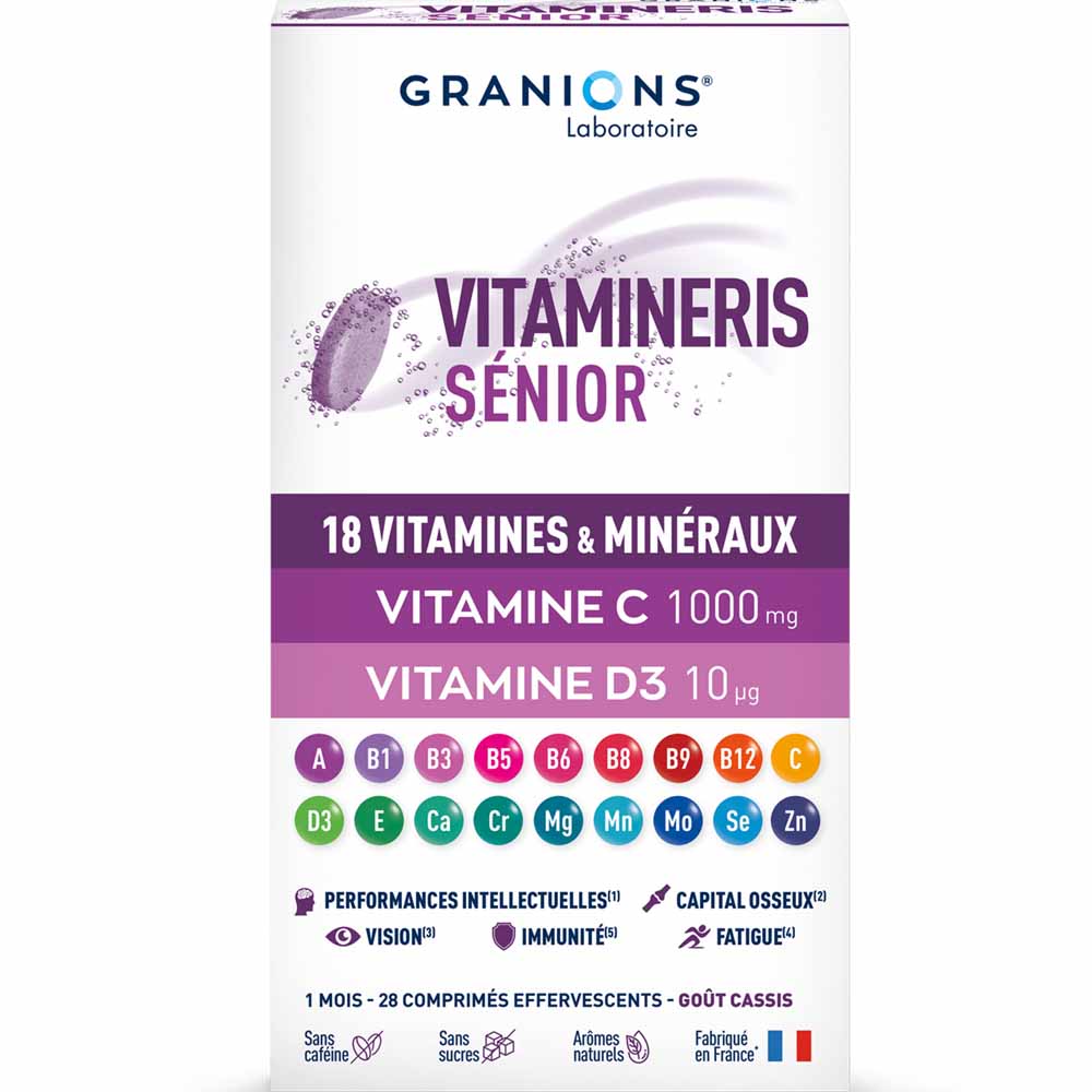 Granions Vitamineris Sénior 1000mg 30 comprimés