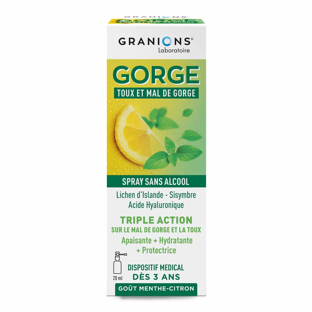 Granions Spray Gorge Dispositif Médical 20ml
