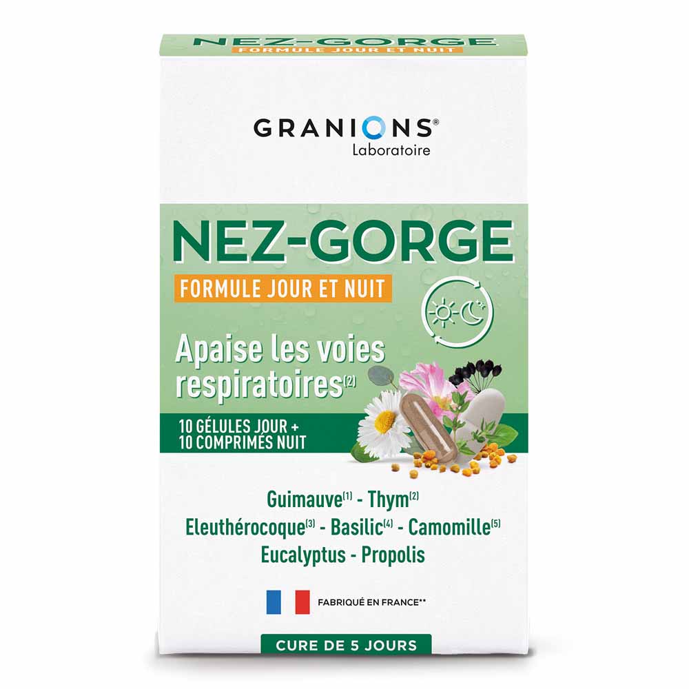 Granions Nez-gorge 10 Gélules + 10 Comprimés