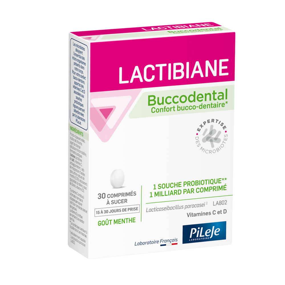 Pileje Lactibiane Buccodental 30 comprimés