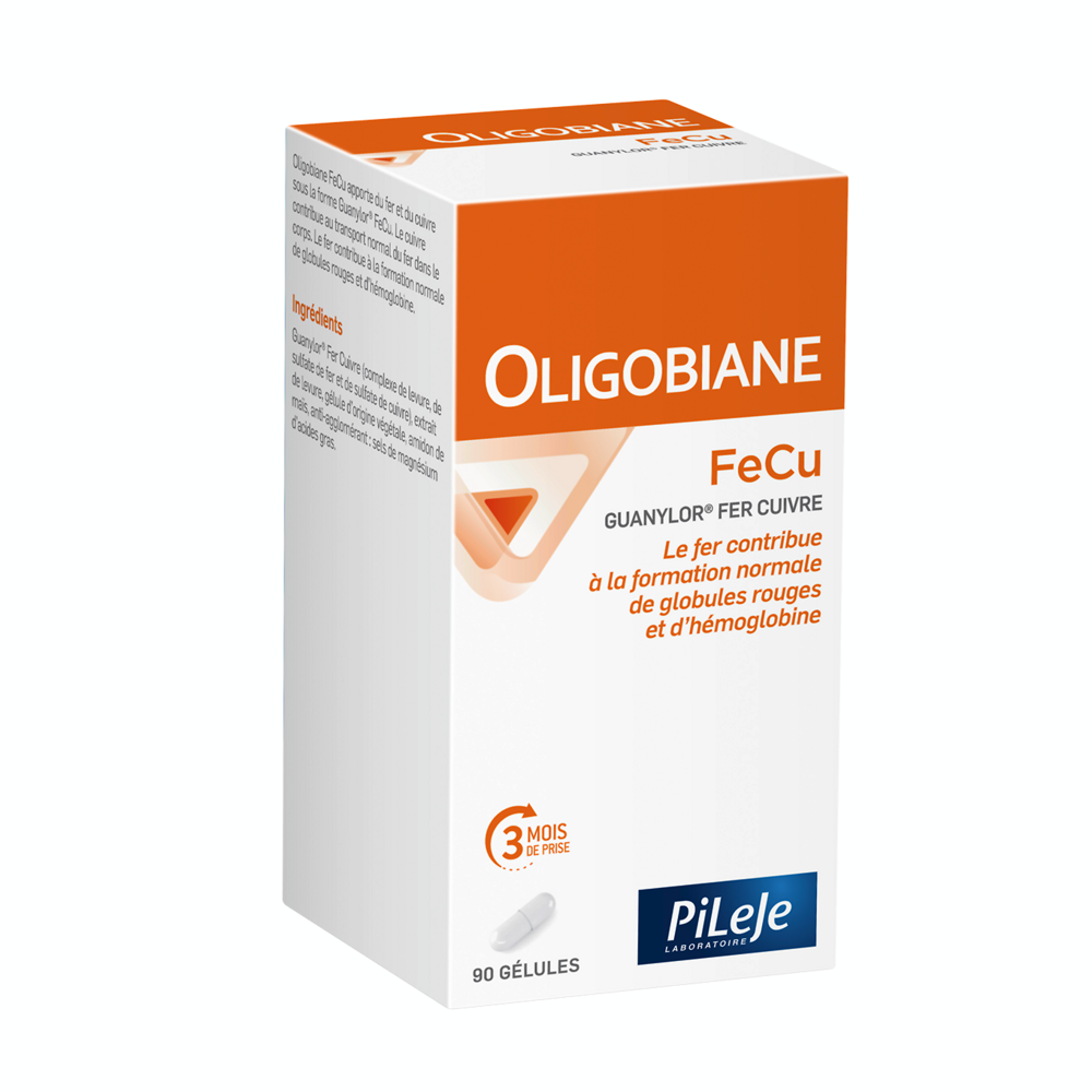 Oligobiane Fer Cuivre 90 Gelules Pileje