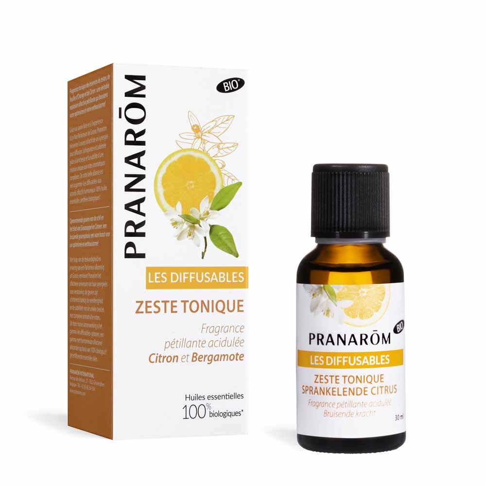 Pranarôm Les diffusables Zeste Tonique Bio 30ml