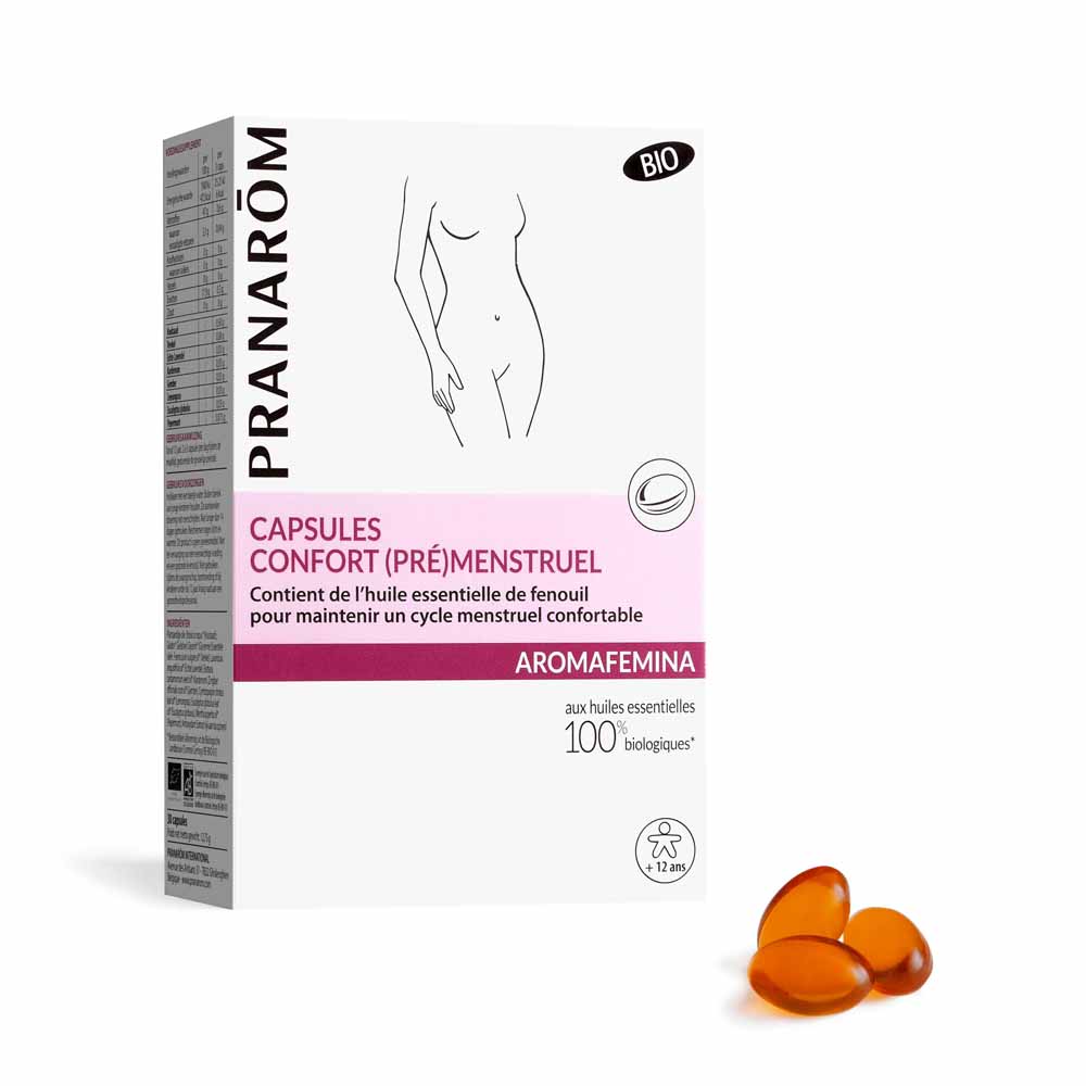 Pranarôm Aromafemina Confort Premenstruel Bio 30 Capsules Aromafemina