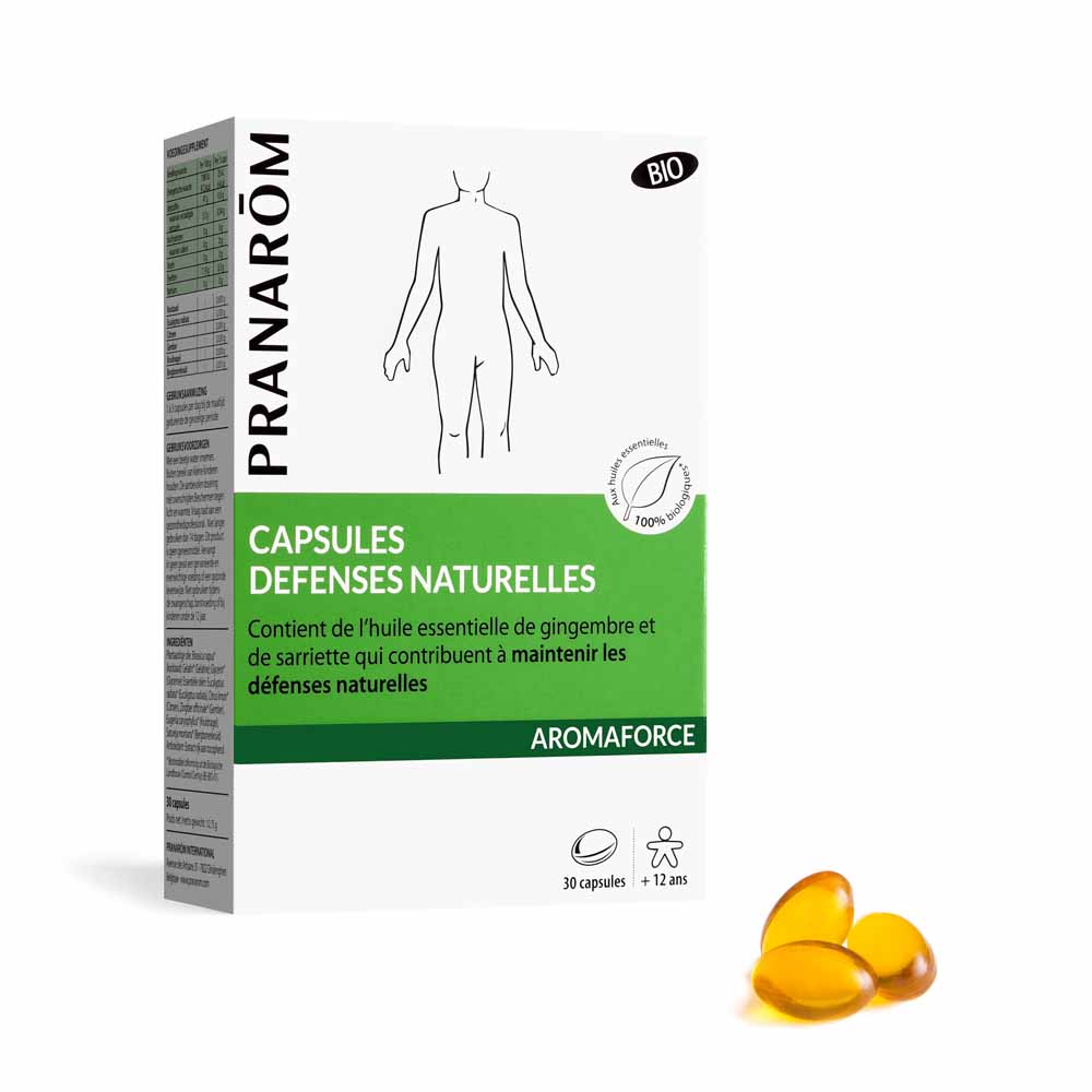 Pranarôm Aromaforce Defenses Naturelles Bio 30 Capsules Aromaforce