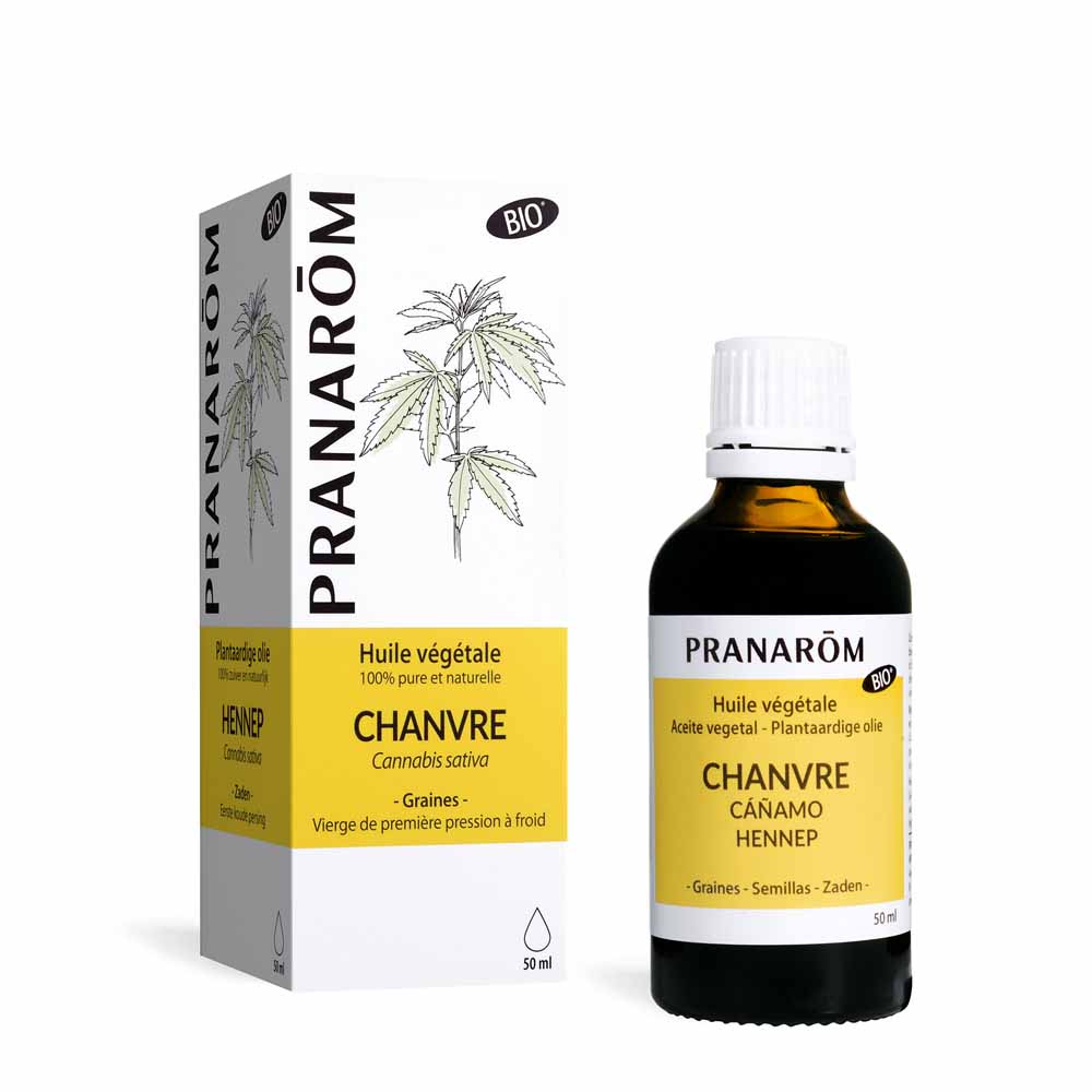 Pranarôm Les Huiles Végétales Huile Vegetale De Chanvre Bio 50 ml