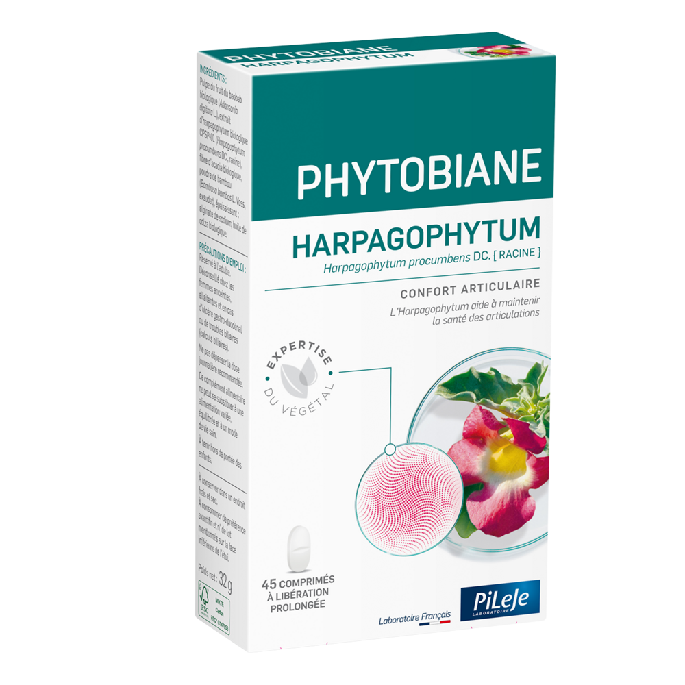 Pileje Phytobiane Harpagophytum Confort articulaire 45 comprimés