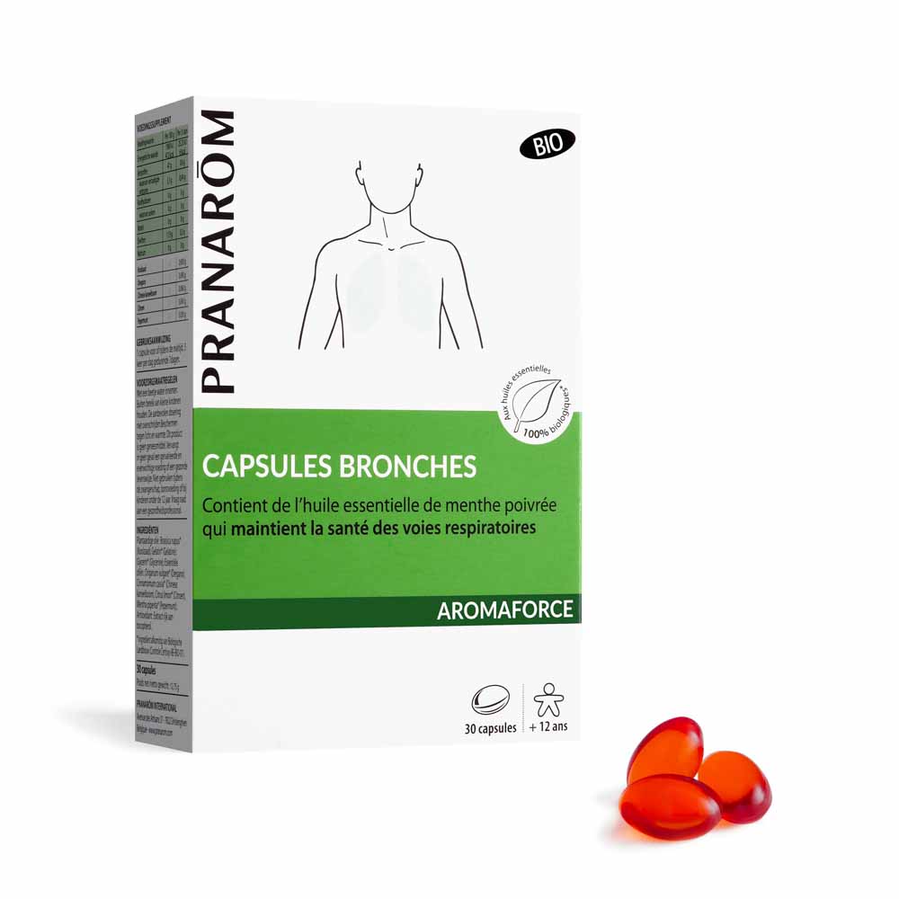 Pranarôm Aromaforce Bronches Bio 30 Capsules Aromaforce