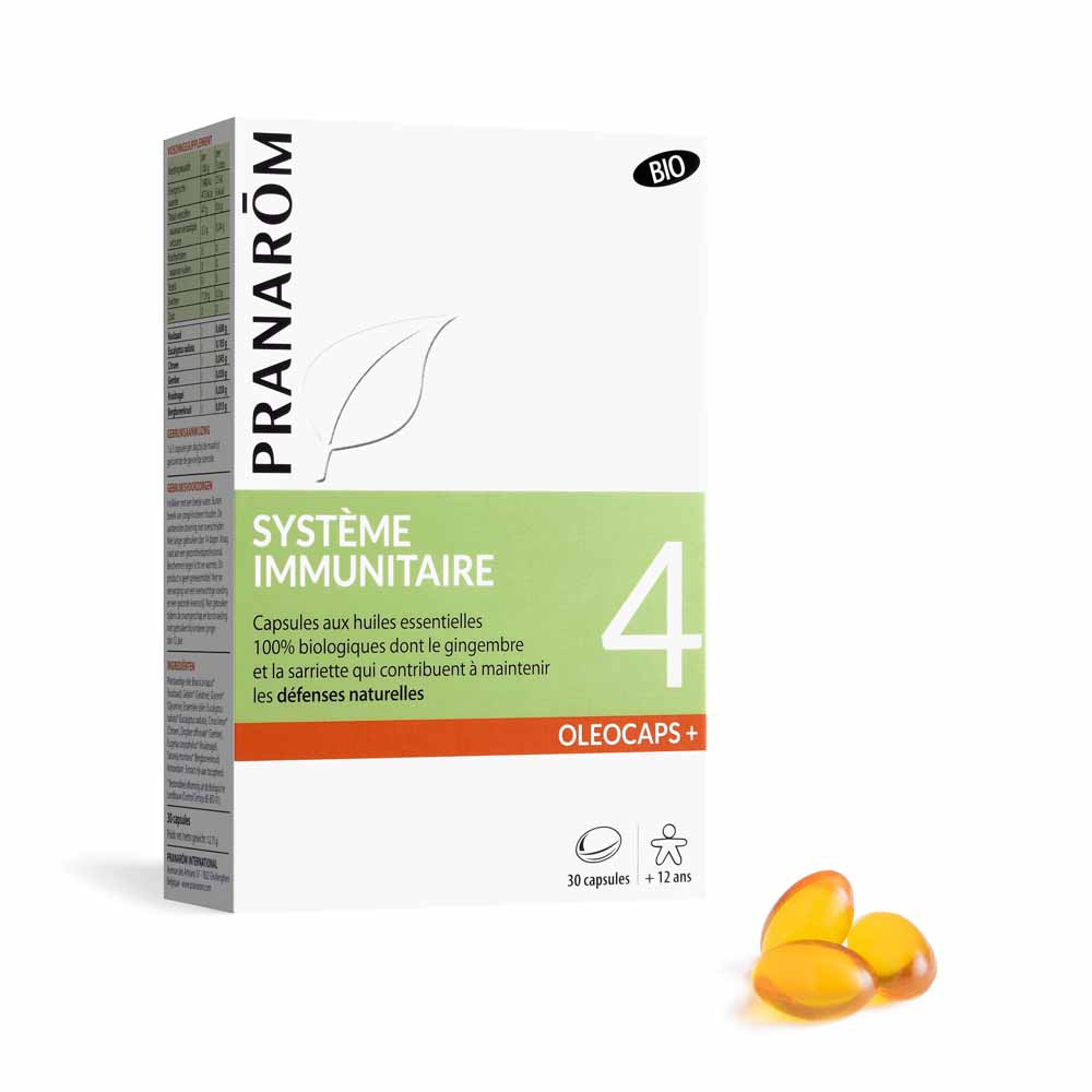 Pranarôm Oléocaps N°4 Systeme Immunitaire Bio 30 Capsules Oleocaps+