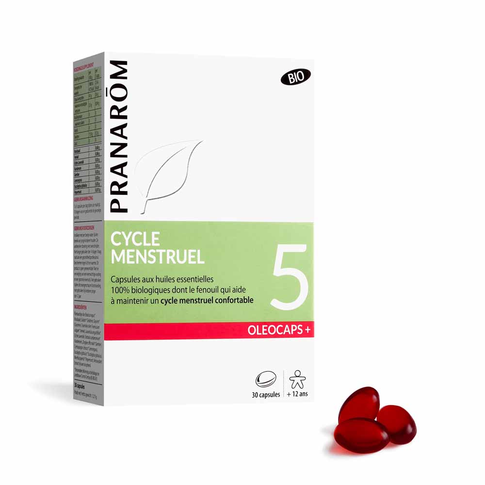 Pranarôm Oléocaps N°5 Cycle Menstruel Bio 30 Capsules Oleocaps+