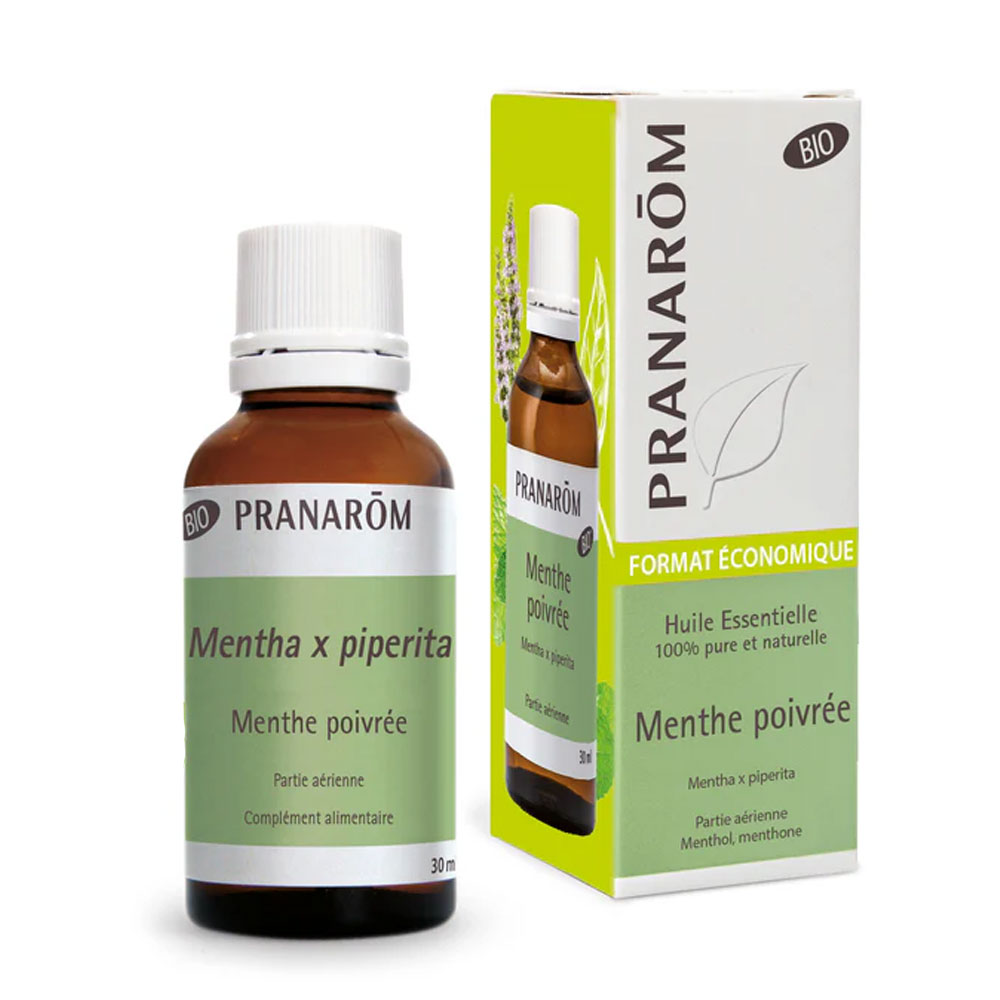 HUILE ESSENTIELLE DE MENTHE POIVREE BIO 30ML PRANAROM