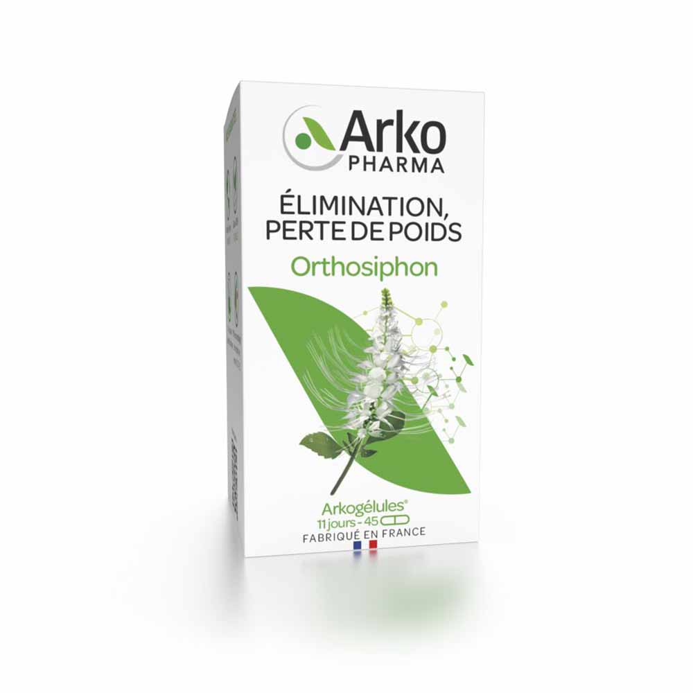 Arkopharma Arkogélules Orthosiphon Elimination et Perte de Poids 45 Gélules