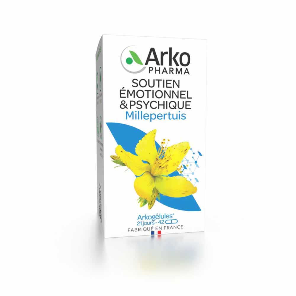 Arkopharma Arkogélules Millepertuis Soutien Emotionnel et Psychique 42 Gélules