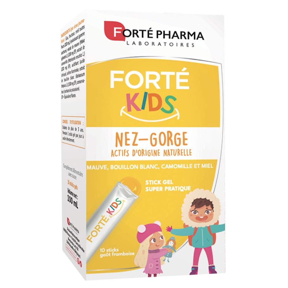 Forté Pharma Forté Kids Nez Gorge 10 sticks