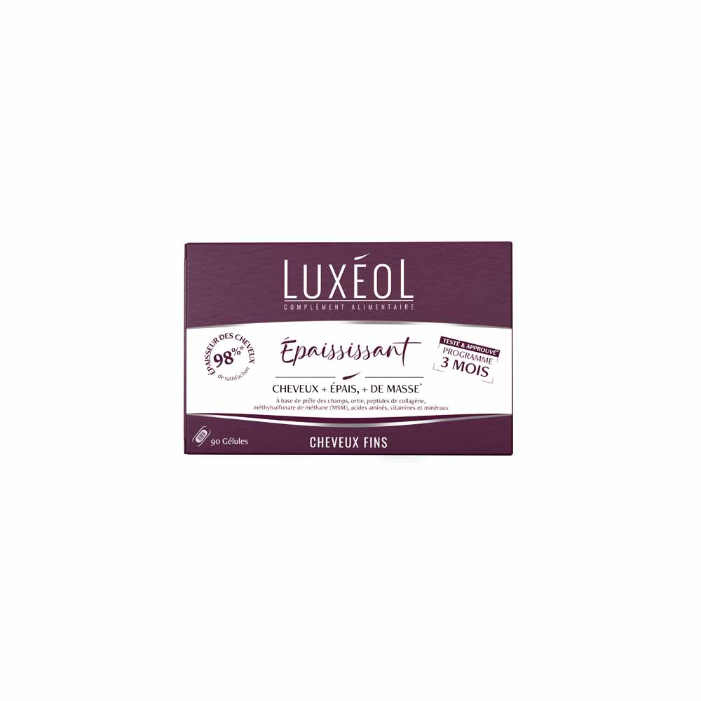 Luxeol Epaississant Cheveux Fins 90 Gélules