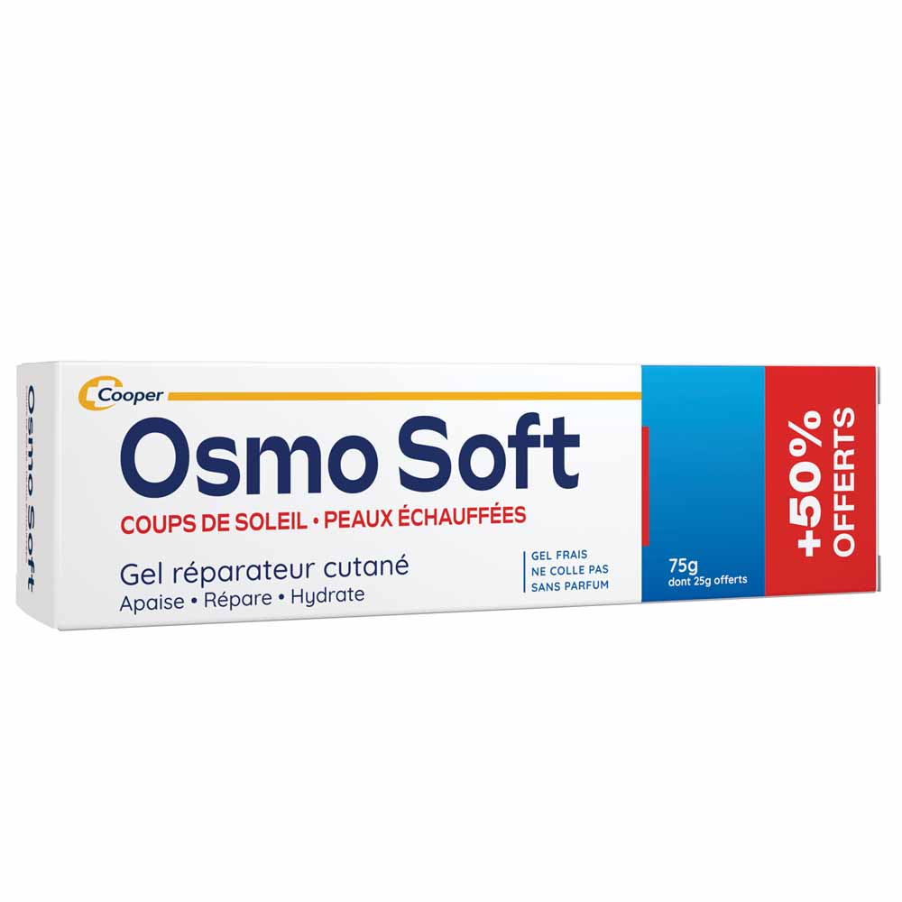 Osmo Soft Gel Réparateur cutané coups de soleil et peaux échauffées 75g dont 25g offert