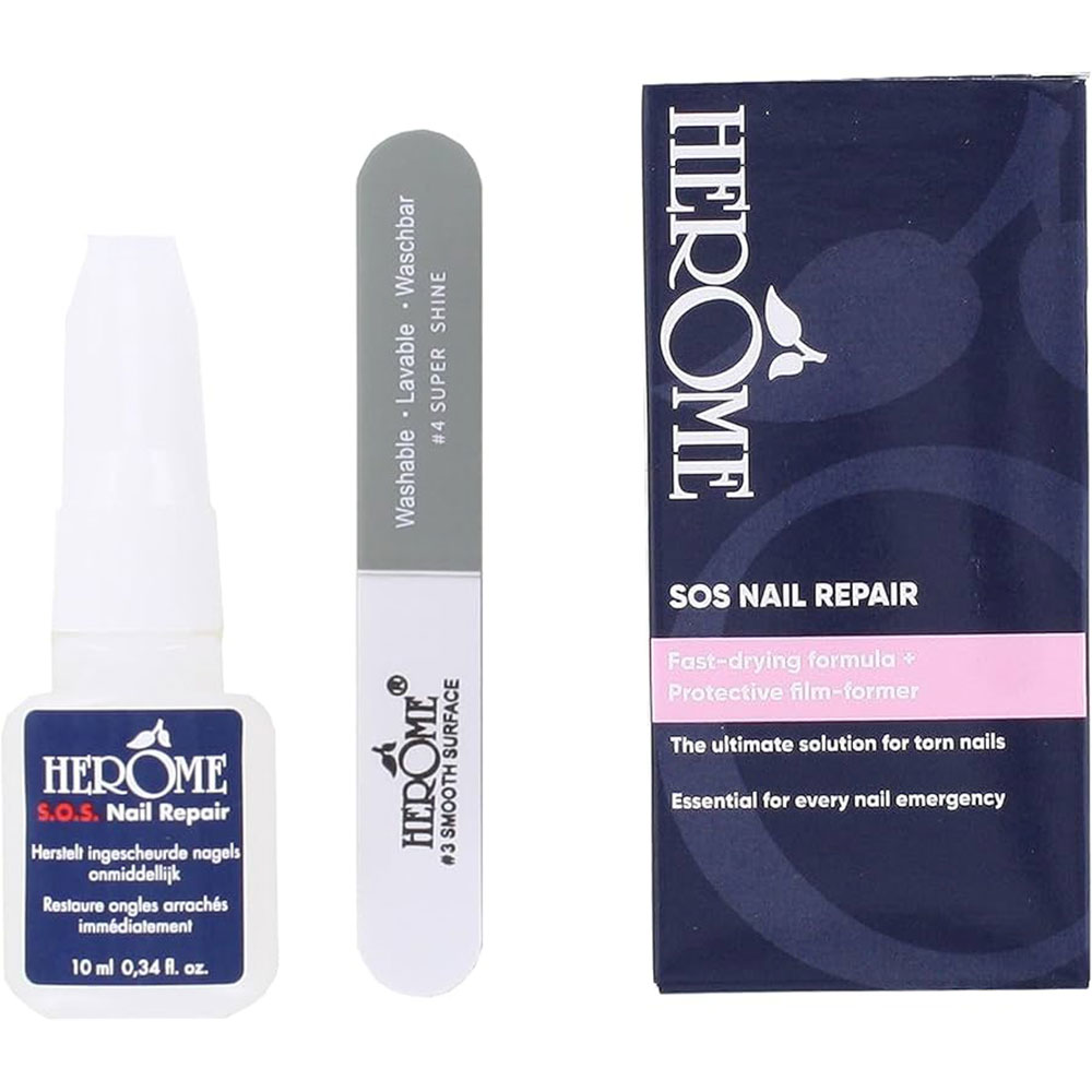 Herome Colle à Ongles & Mini Lime 10ml
