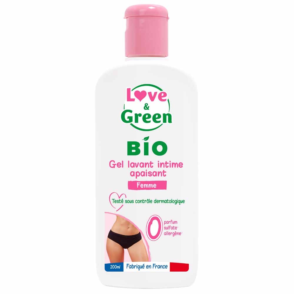 Gel lavant intime 200ml Apaisant Love&Green