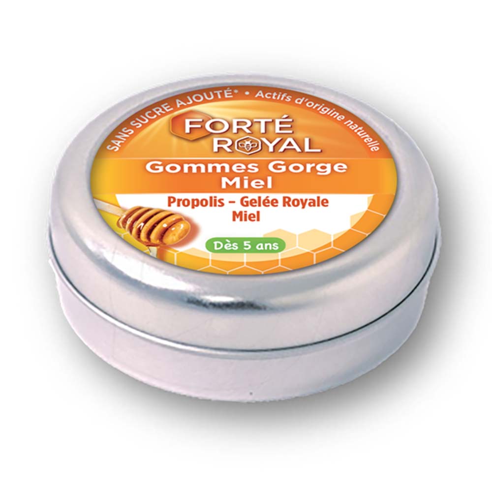 Forté Pharma Forté Royal Gommes Gorge Miel 45g