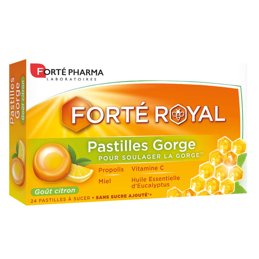 Forté Pharma Forté Royal Pastilles Gorge Citron 24 pastilles