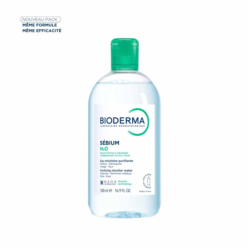 Bioderma Sebium H2O Eau Micellaire Purifiante Peaux Mixtes/Grasses 500ml