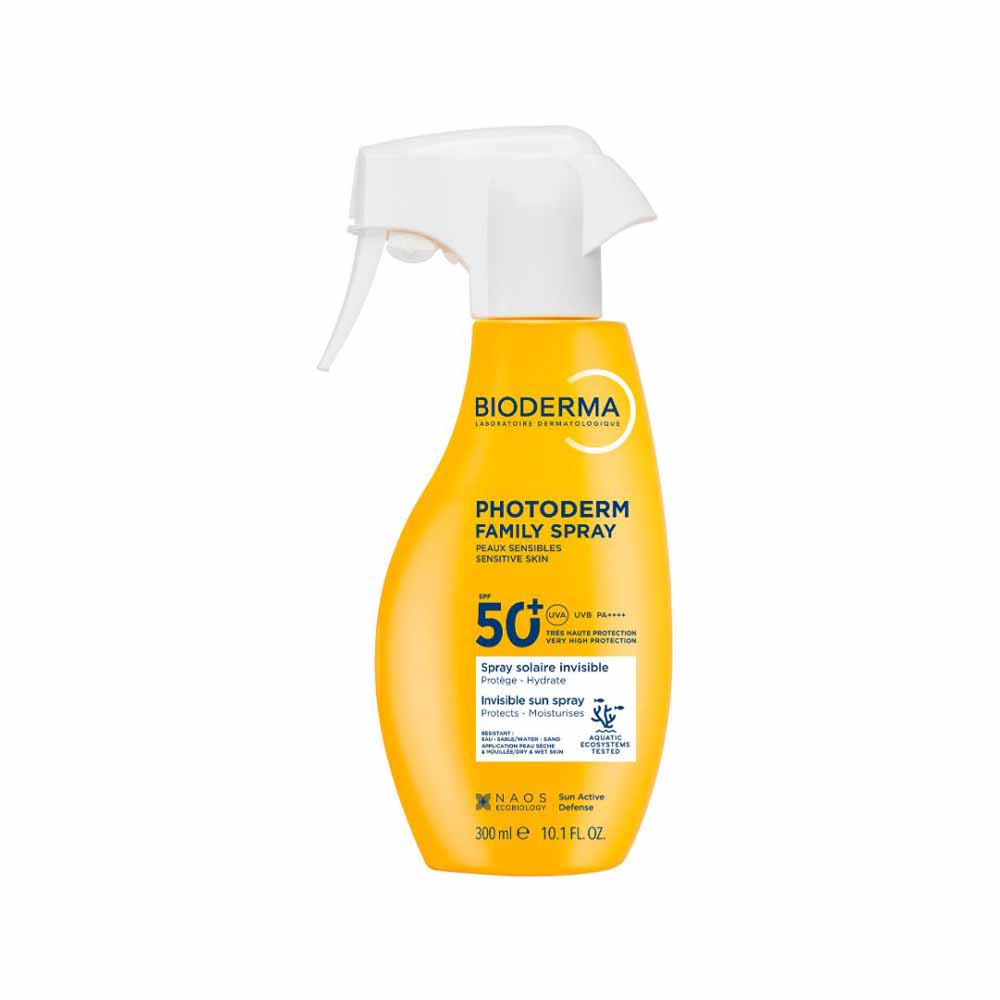 Bioderma Photoderm Spray Solaire SPF50+ Format Family Peaux Sensibles 300ml