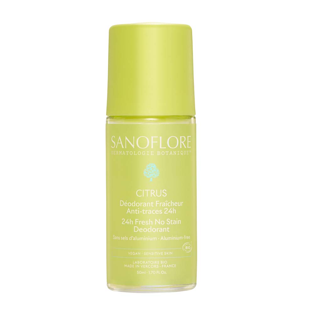 Sanoflore Deodorants Roll-on Citrus Fraîcheur Anti-Traces 24h Bio 50ml
