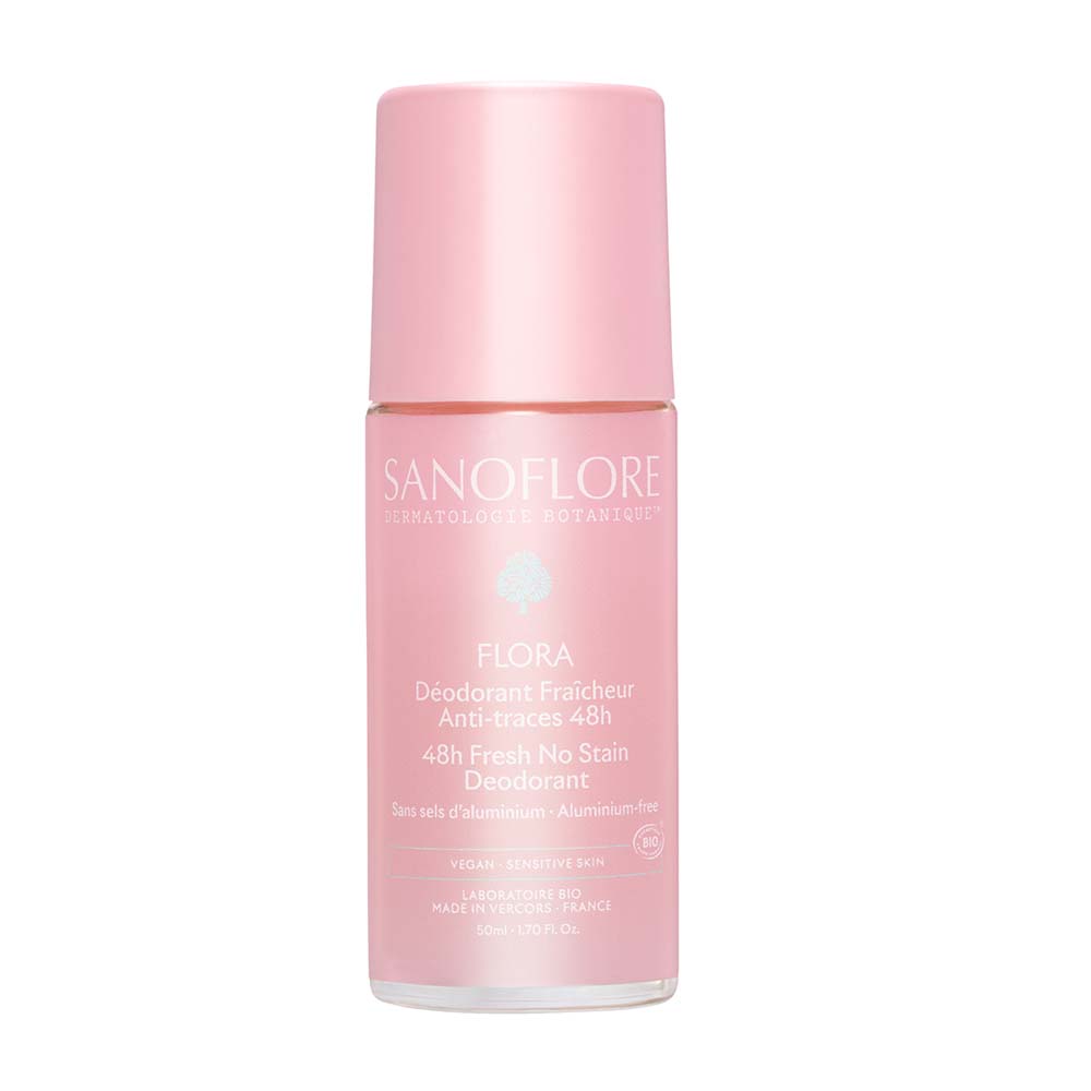 Sanoflore Deodorants Roll-on Flora Anti-Traces 48h Bio 50 ml