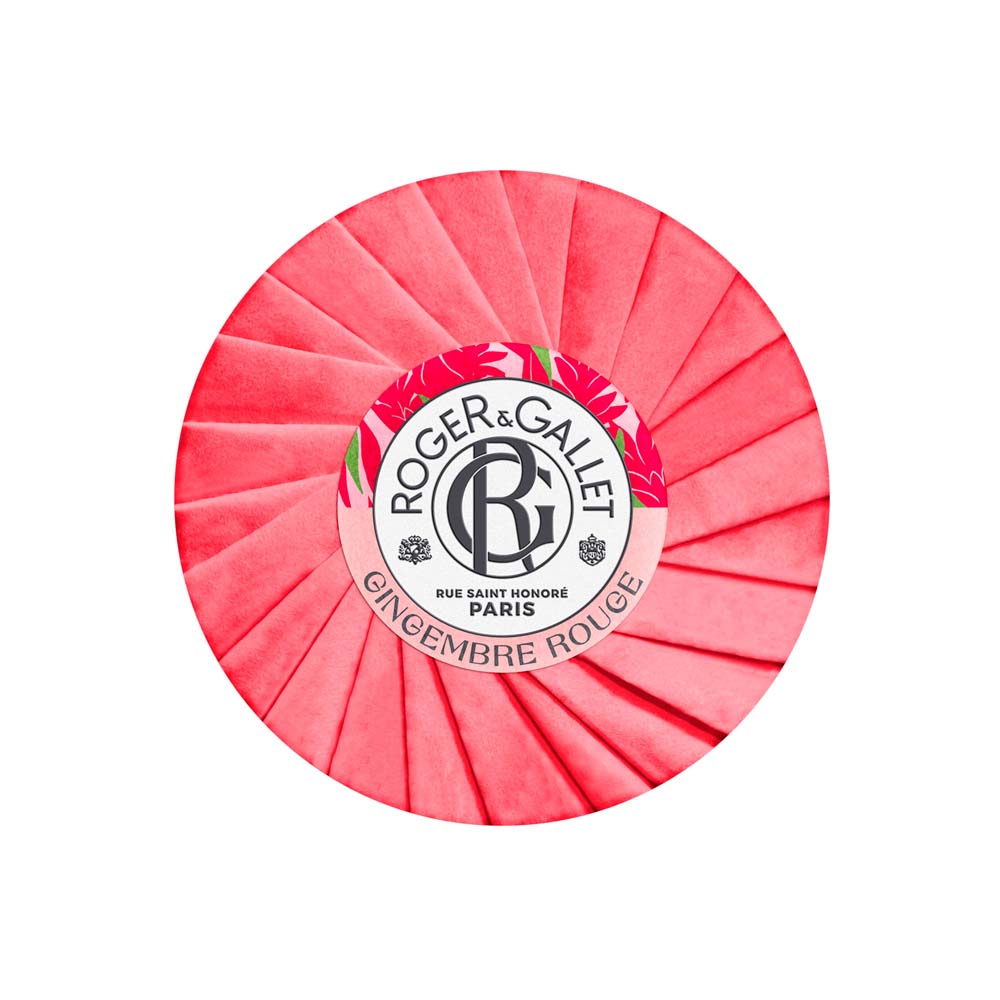 Roger & Gallet Gingembre Rouge Savon Bienfaisant Base Végétale 100g