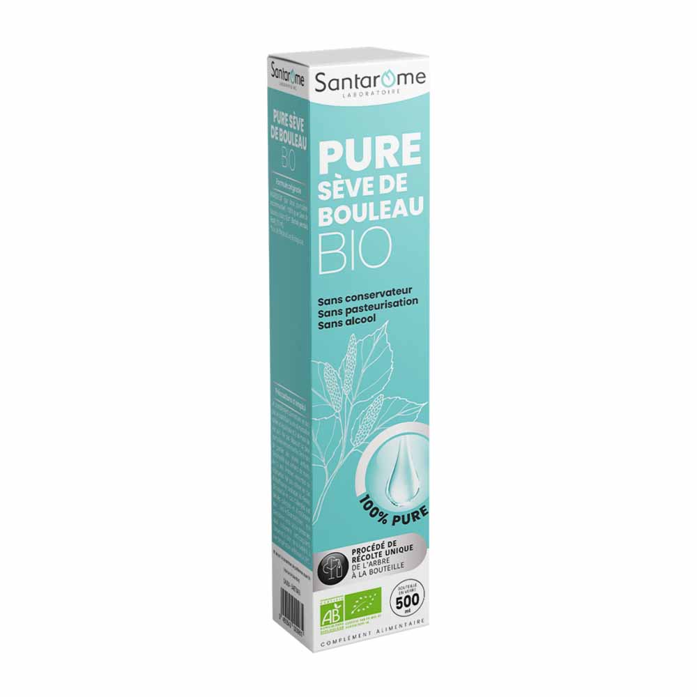 Santarome Pure Sève de Bouleau Bio Détoxifie & Reminéralise 500ml