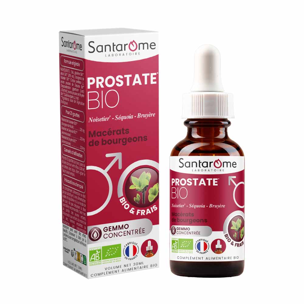 Santarome Gemmo Tri Complexe de Bourgeons Prostate Bio Gémmothérapie 30ml