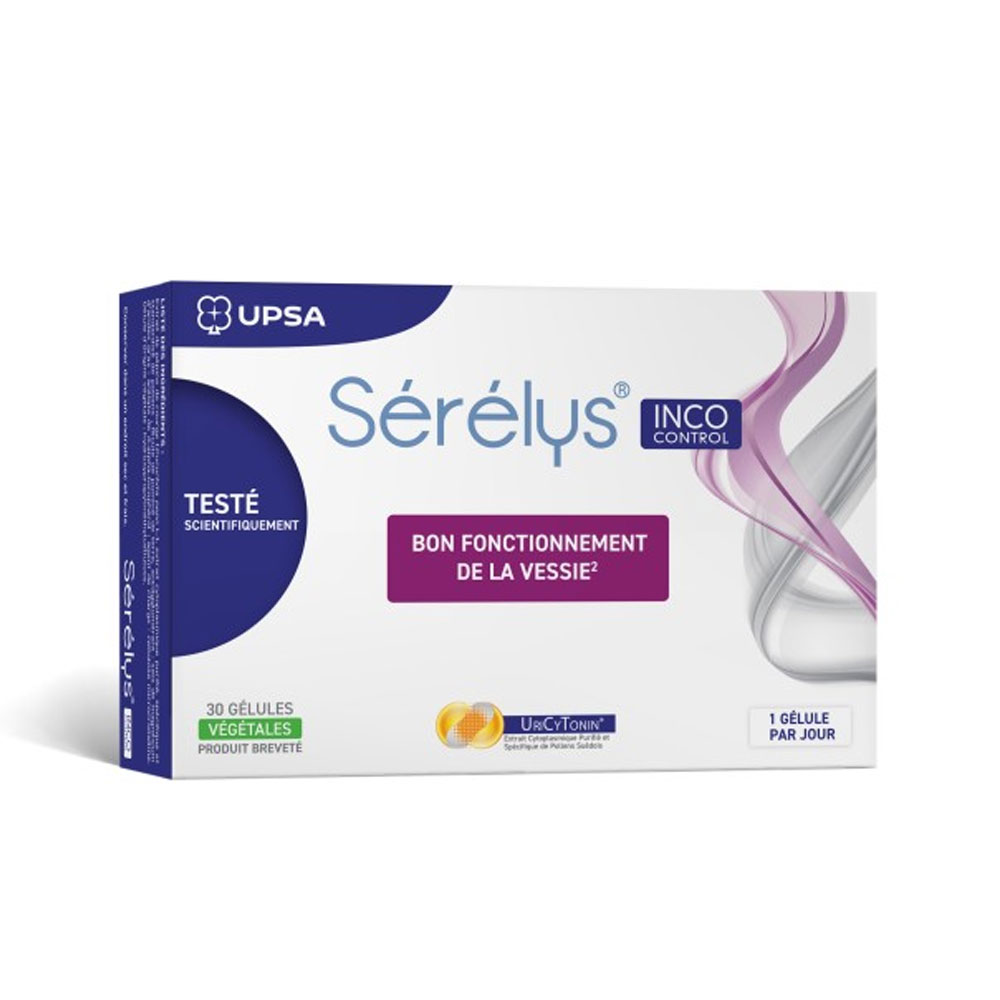 Serelys Pharma INCO Control Bon Fonctionnement de la Vessie 30 gélules végétales