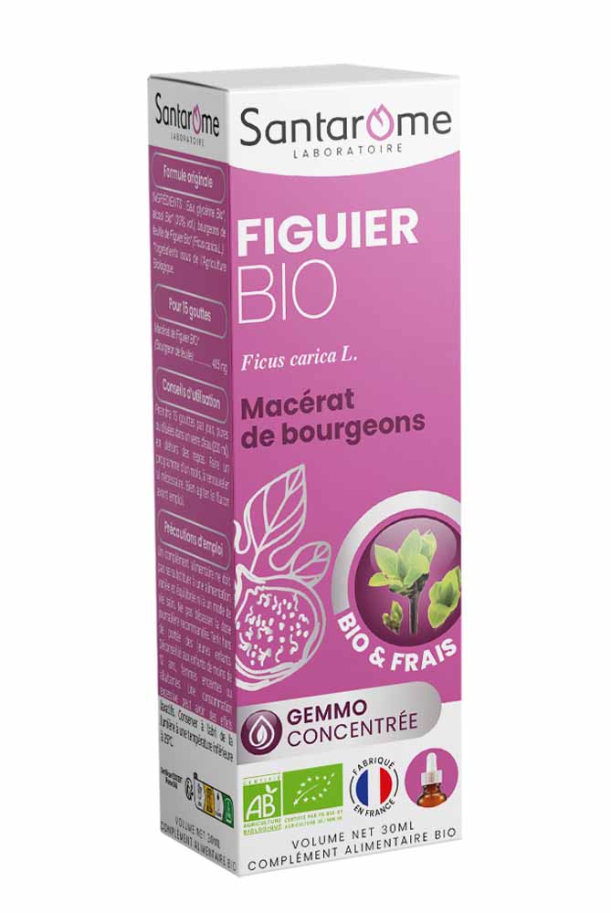 Santarome Gemmo Bourgeon Figuier Bio Gémmothérapie 30ml