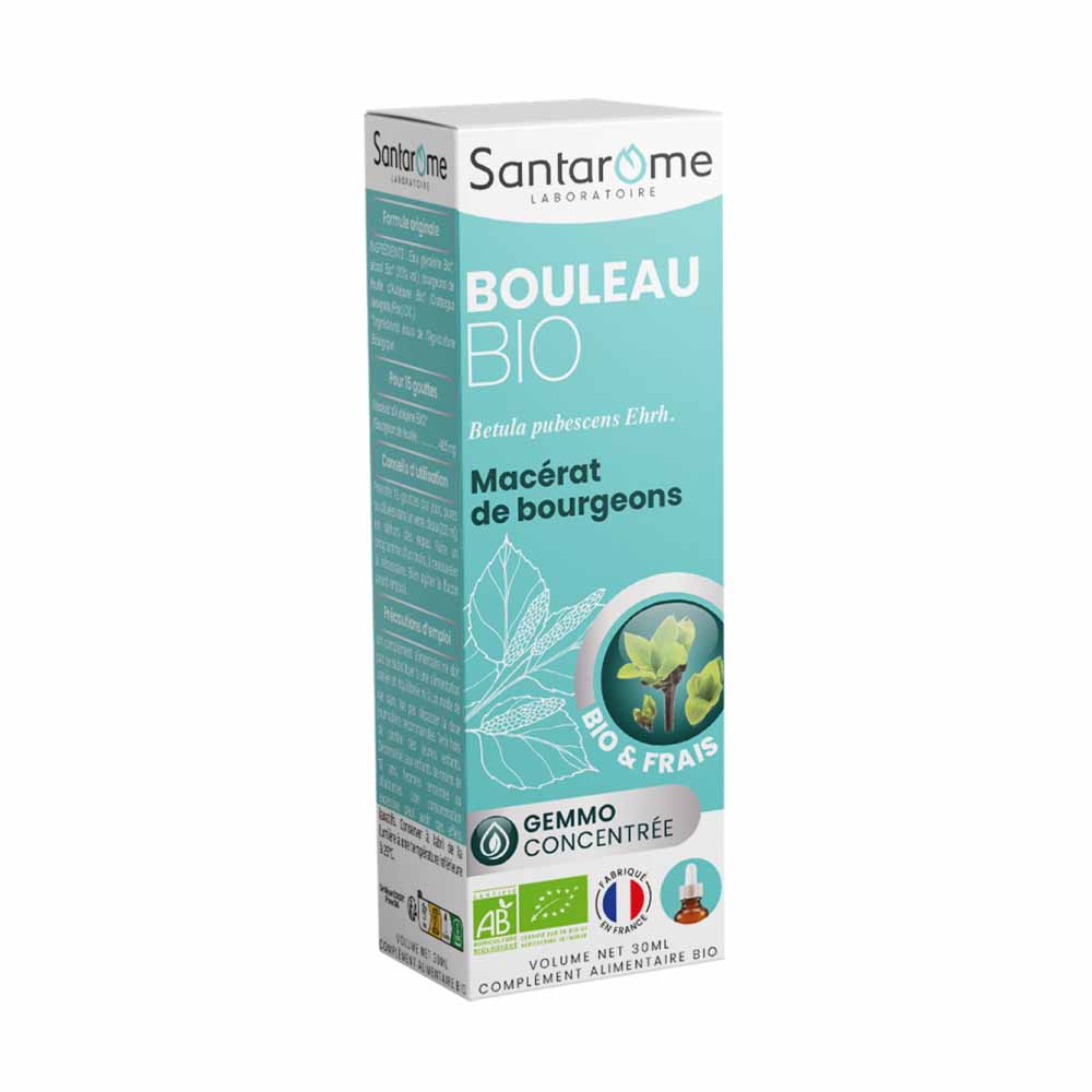 Santarome Gemmo Bouleau Bio Détox et drainage 30ml