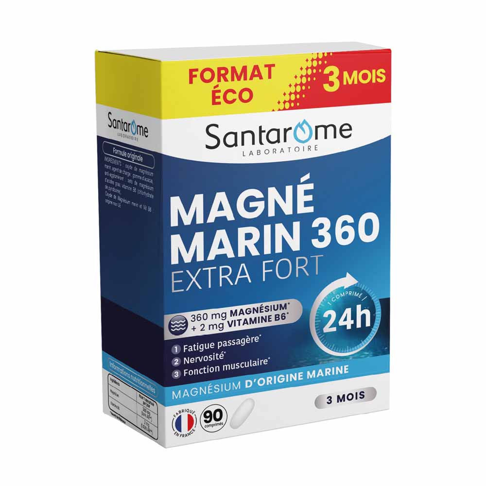 Santarome Magné Marin 360 Extra Fort 90 Comprimés