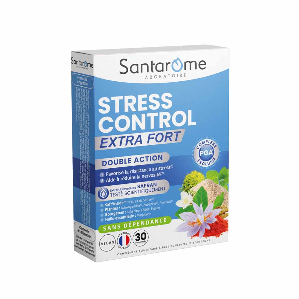 Santarome Stress Control Extra Fort 30 Comprimés