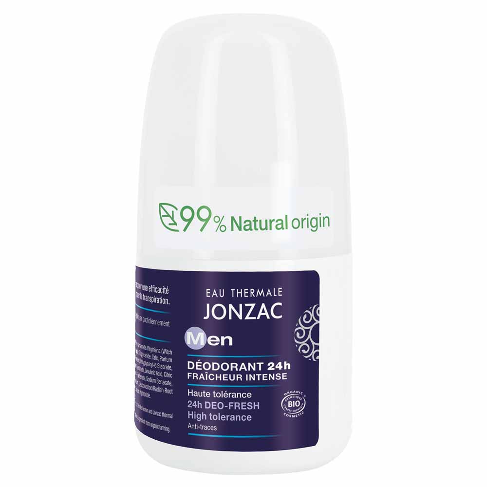 Eau thermale Jonzac Deodorant haute tolerance Men Roll-On Bio 50ml