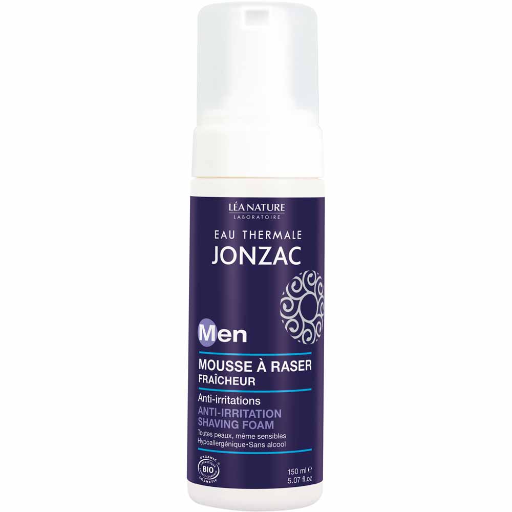 Eau thermale Jonzac Homme Mousse A Raser Anti-irritation Bio Men 150ml