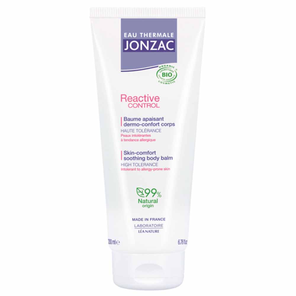 Eau thermale Jonzac Reactive Control Baume Apaisant Dermo Confort Corps Bio Peaux Sèches 200ml