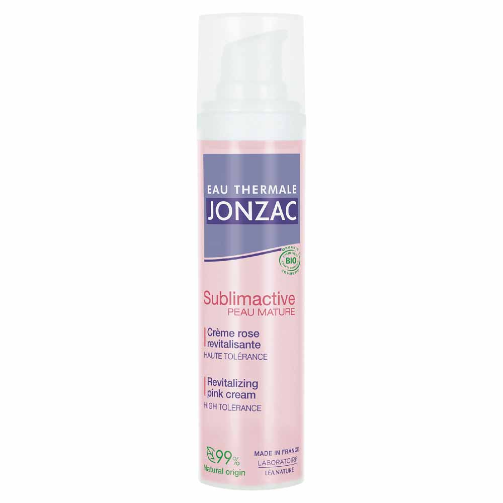 Eau thermale Jonzac Sublimatrice peau mature Crème Rose Revitalisante Bio 40ml