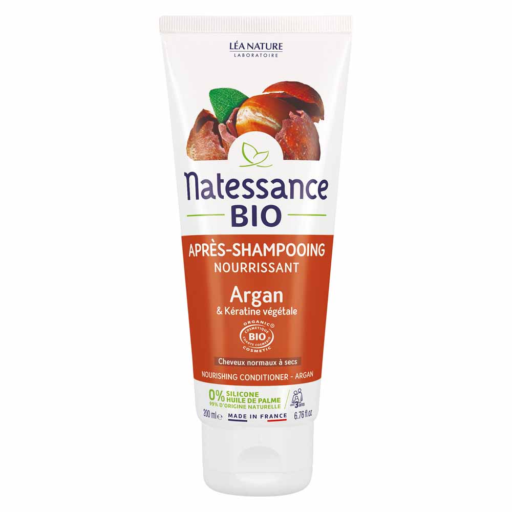 Natessance Capillaires Apres Shampooing Nourrissant Bio et Keratine Vegetale 200ml