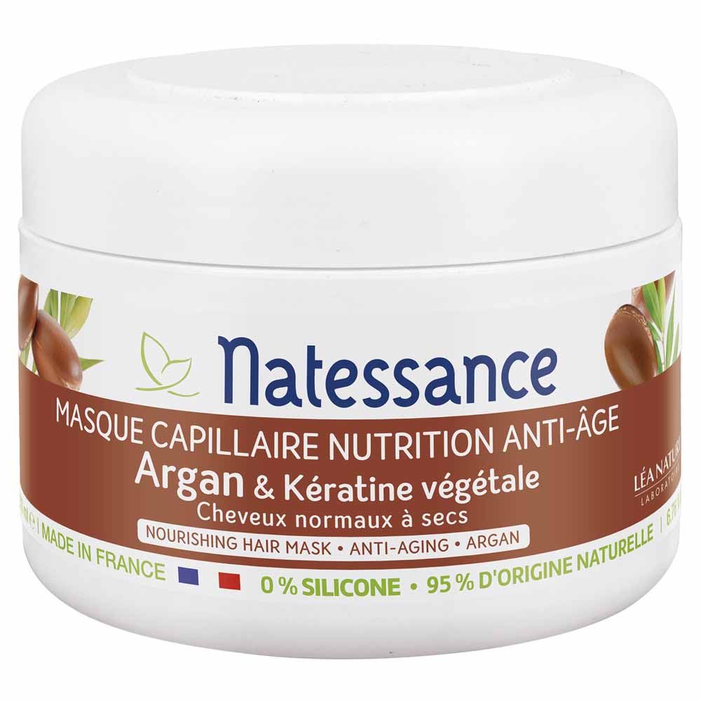Natessance Capillaires Masque Et Keratine Vegetale 200ml