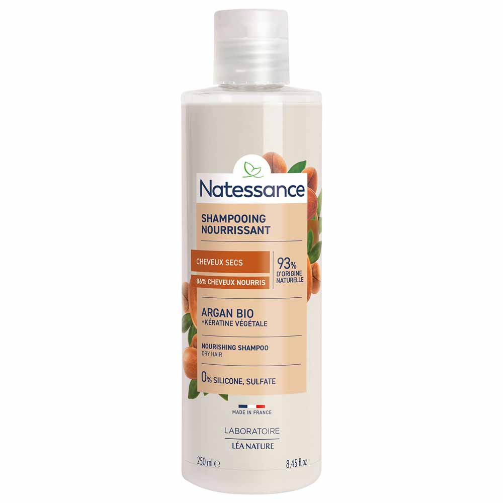 Natessance Capillaires Shampooing Keratine Vegetale 250ml
