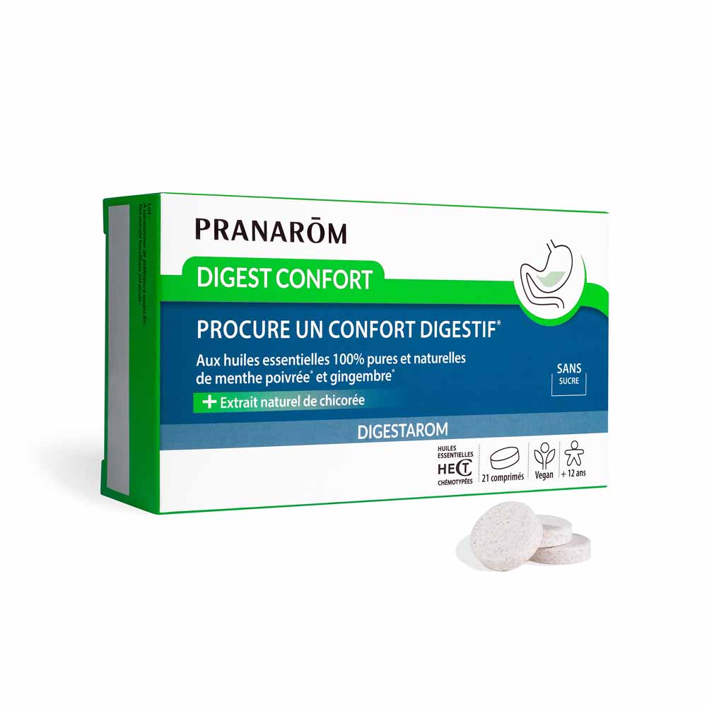 Pranarôm Digestarom Digest Confort Aux Huiles Essentielles 21 Comprimés