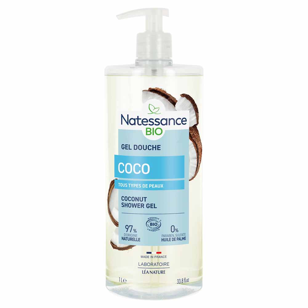 Natessance Douches Gel Douche Eau De 1L