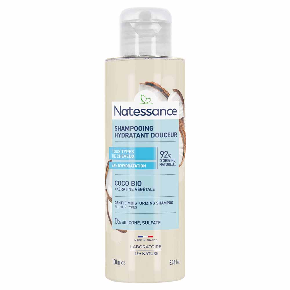 Natessance Capillaires Shampooing Brillance Et Keratine Vegetale 100ml
