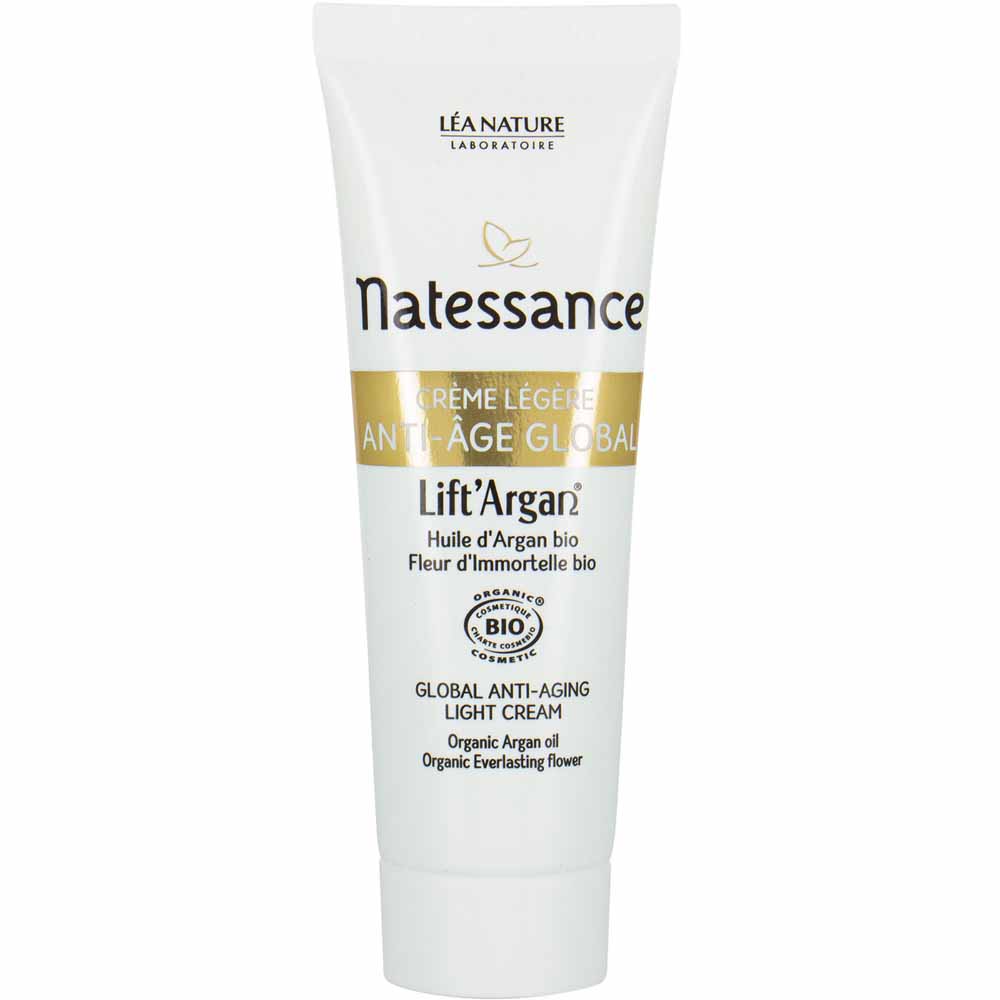 Natessance Lift'Argan CREME LEGERE ANTI-AGE GLOBAL Lift'argan BIO 50ml